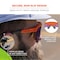 Ergodyne AEGIR-MI, Safety Glasses, Purple Mirror Lens, Orange Frame, Half-Frame AEGIR-MI - alternate 5